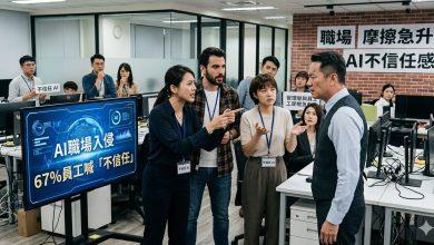 高達67%的員工認為AI正在加劇管理層與員工之間的摩擦與不信任。（圖／AI生成）