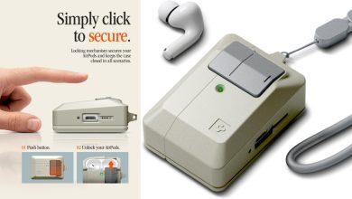 專為 AirPods Pro 3 系列重新構想的永恆！Macintosh風格外觀，將懷舊的「鉑金」美學與現代音訊技術融合在一起。（圖／擷取自 amazon）