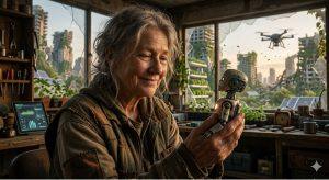 對AI感到困惑，不是軟弱。感到擔憂，也不是落後。真正危險的，是對自己在這個時代的位置選擇沉默。（圖／AI生成）