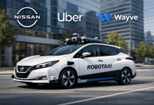Nissan、Uber、Wayve三方將正式展開戰略合作，研發無人駕駛計程車（Robotaxi）。（圖／AI生成）