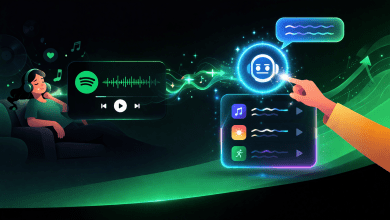 Spotify積極轉向AI領域，與ChatGPT整合推出「提示詞清單」功能。（圖／AI生成）