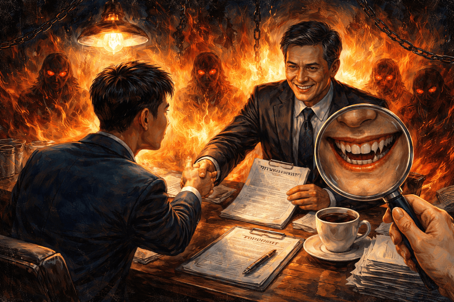 求職別只會點頭！3 個面試細節拆穿「一人當三人用」的謊言。（圖／AI生成）