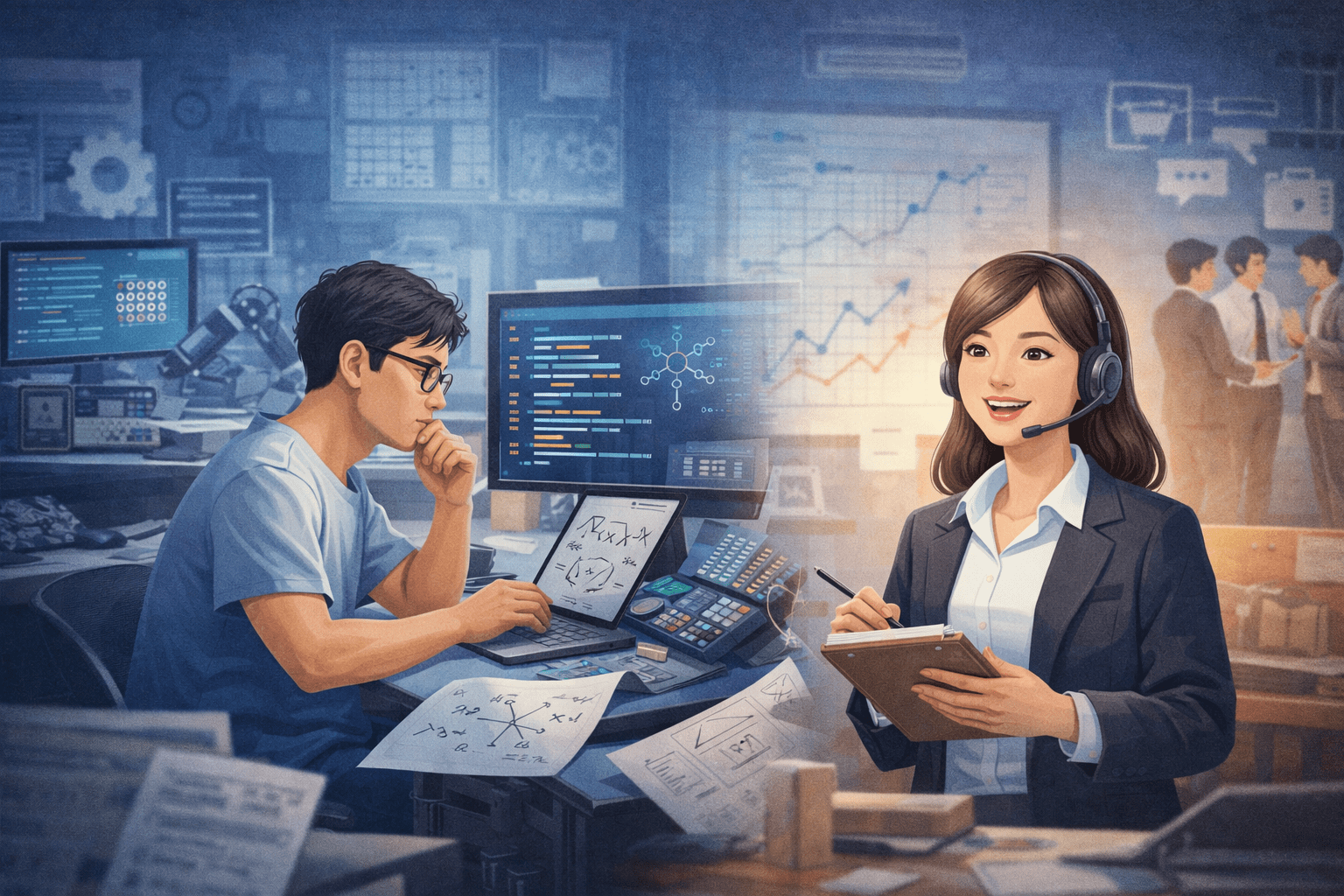 科技業一定要數學強?從工程師到非技術職一次看 1 ChatGPT Image 2026年3月26日 下午02 57 08