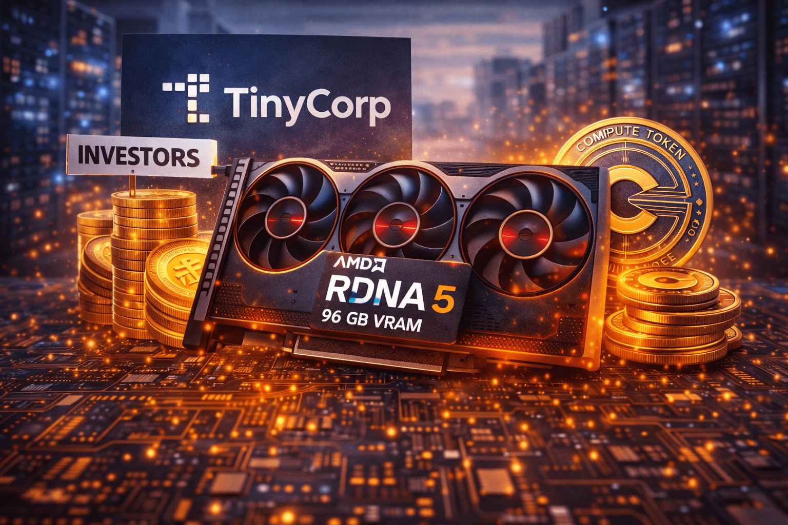AI新創TinyCorp要求AMD打造96GB RDNA 5顯卡 籌備募資推「算力代幣」計畫 1 ChatGPT Image 2026年3月9日 下午01 47 33