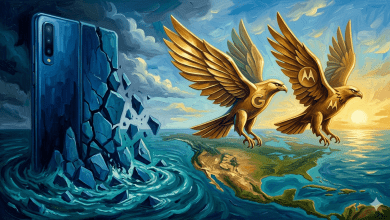 根據數據顯示指出，三星在北美地區市佔率已出現顯著下滑。（圖／AI生成）