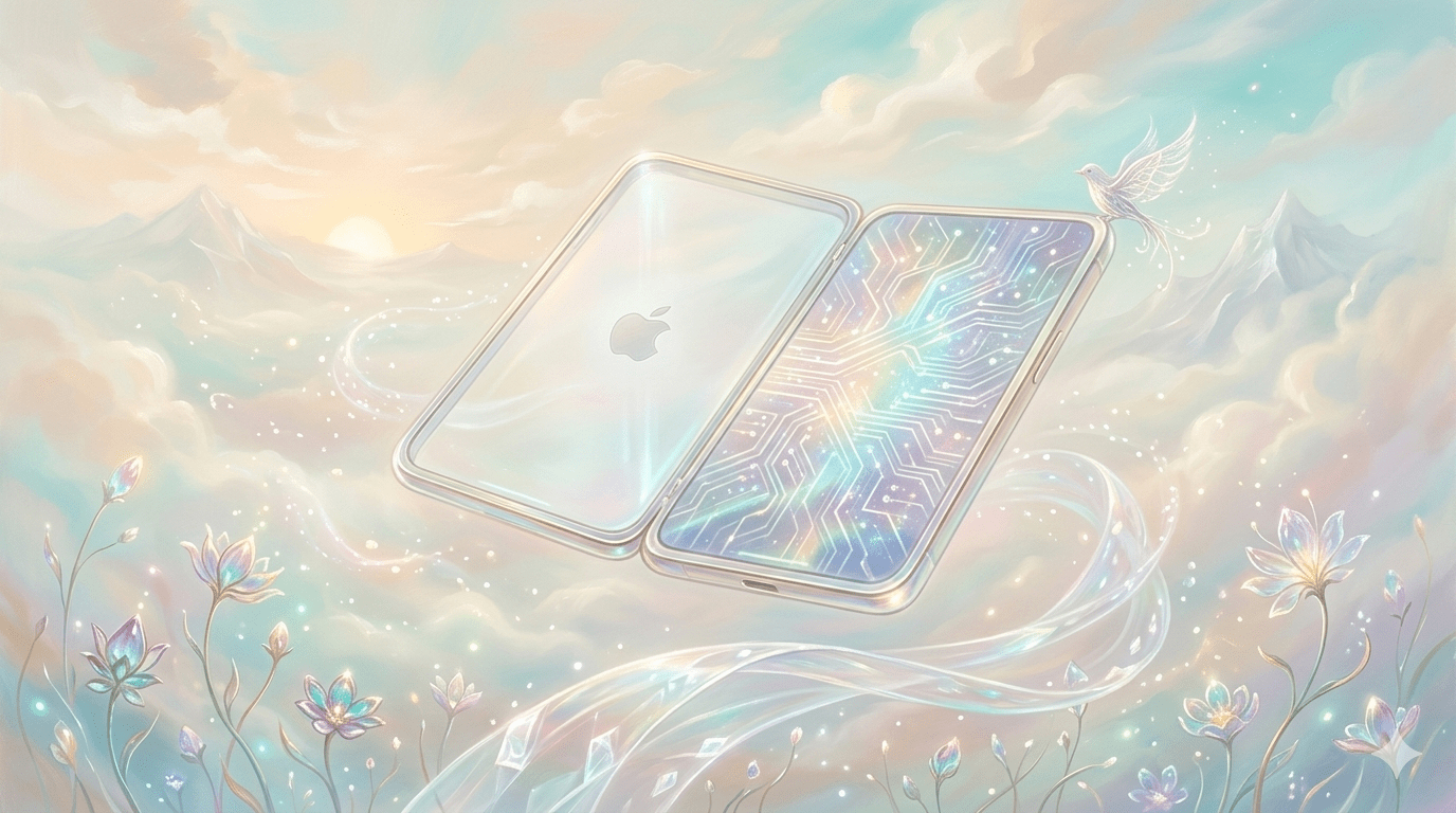 蘋果（Apple）首款摺疊手機，預計將命名為「iPhone Ultra」而非「iPhone Fold」。（圖／AI生成）