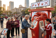 OpenClaw正以驚人速度滲透中國社會，從退休電工到國小學生都在「養龍蝦」。（圖／AI生成）