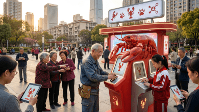 OpenClaw正以驚人速度滲透中國社會，從退休電工到國小學生都在「養龍蝦」。（圖／AI生成）