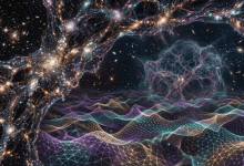 「宇宙空洞」的區域，看似空無一物，但本身並非毫無內容。（圖／AI生成）