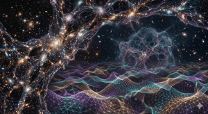 宇宙最空洞的秘密!看似空無一物 實際充滿暗能量 1 「宇宙空洞」的區域,看似空無一物,但本身並非毫無內容。(圖/AI生成)