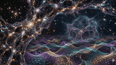 宇宙最空洞的秘密!看似空無一物 實際充滿暗能量 4 「宇宙空洞」的區域,看似空無一物,但本身並非毫無內容。(圖/AI生成)