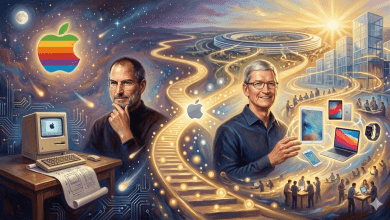 庫克說，賈伯斯給他的建議之一就是永遠不要問「賈伯斯會怎麼做」，而是要「做對的事」。（圖／AI生成）