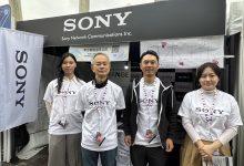 索尼網路通訊公司人事部長角井尚記(Naoki Kadoi)(右二)，親率團隊前進台灣大學進行人才招聘。（圖／記者 孟圓琦攝）