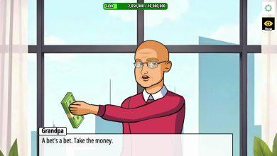 你需要說服爺爺給你1000萬美元，在故事結尾之際達到這個金額，否則將面臨嚴重的後果。不妨試著透過讓爺爺感受到愛來操控他。（圖／取自Steam）