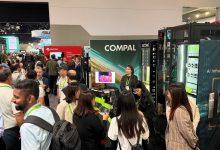 仁寶電腦於NVIDIA輝達 GTC 2026展會中，展示其基於NVIDIA HGX™ Rubin NVL8平台打造的高密度AI伺服器解決方案。（圖／仁寶提供）