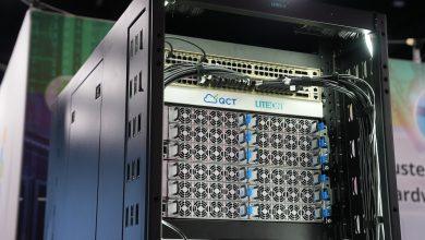 光寶與雲達共同展示基於NVIDIA Vera Rubin NVL72 的AI機架式平台解決方案，配置光寶110kW機架式電源。（圖／光寶提供）