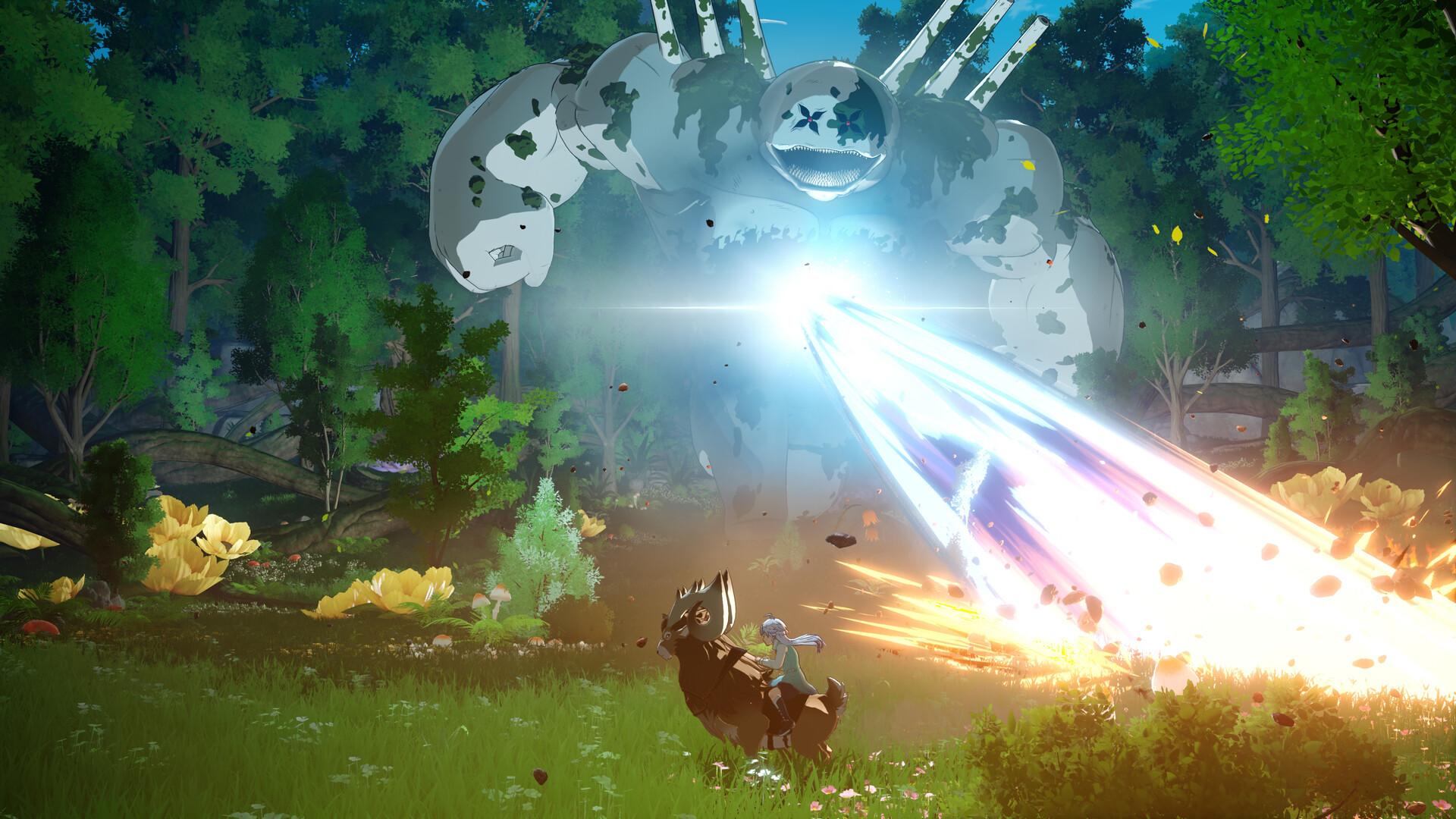 玩家可以在開放世界中，自由地探索原作動畫的布里塔尼亞大陸。面對危機四伏的冒險旅途，需要使用擁有不同能力的英雄組成隊伍。（圖／取自Steam）