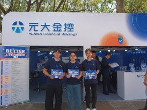 2026陽明交大校徵/元大金控MA招募新增「產業研究組」 歡迎理工醫學人才加入 1 元大金控陽明交大校徵現場。(圖/記者林育如攝)