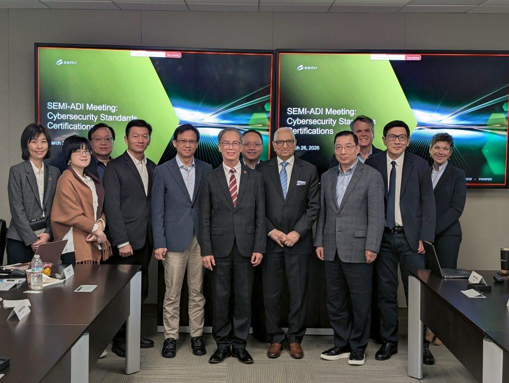 數產署深化與SEMI合作 偕臺灣業者參展RSAC 2026 1 數產署署長林俊秀拜會 SEMI 國際半導體產業協會總部。(圖/數發部提供)