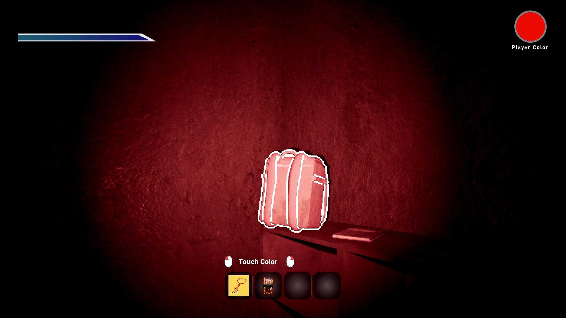 觸碰正確的顏色，否則唯有一死。 受困於深夜的廢棄校園，你正被變幻莫測的惡夢追殺。（圖／取自Steam）