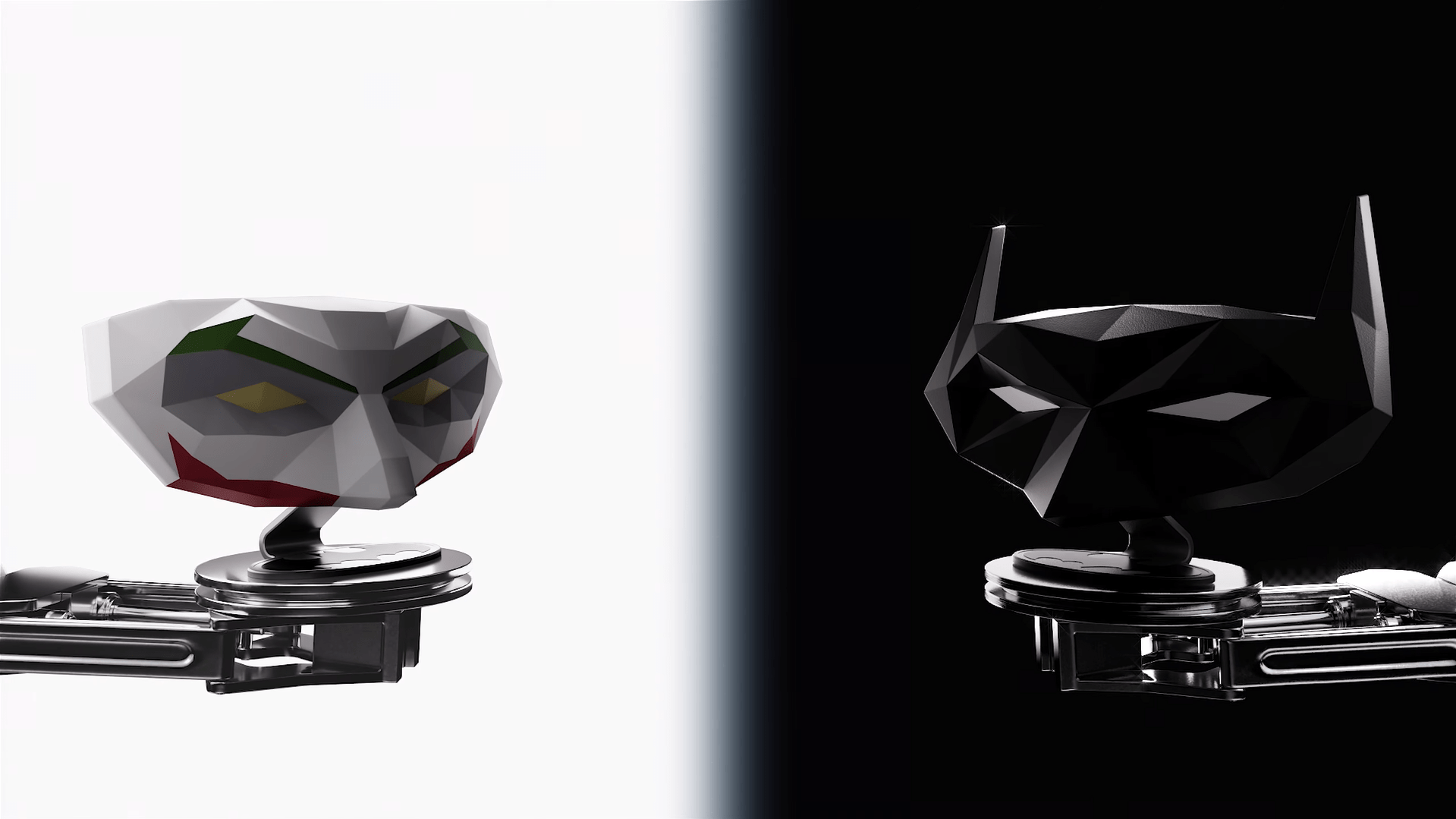 RayNeo全新Air 4 Pro AR眼鏡限量開賣 蝙蝠俠與小丑限定版細節滿滿 1 RayNeo Air 4 Pro 蝙蝠俠限量版,讓傳奇不再是故事,而是握在手中的重量。(圖/擷取自RayNeo YT)