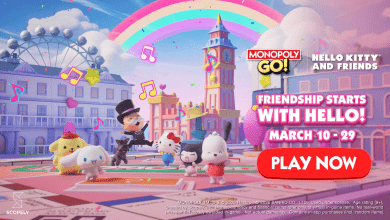 《MONOPOLY GO!》攜手三麗鷗成就最萌聯動!3月限時登場 4 Hello Kitty、肉桂狗、美樂蒂、布丁狗和酷洛米等大家熟悉的角色將會同步登場!(圖/Scopely)