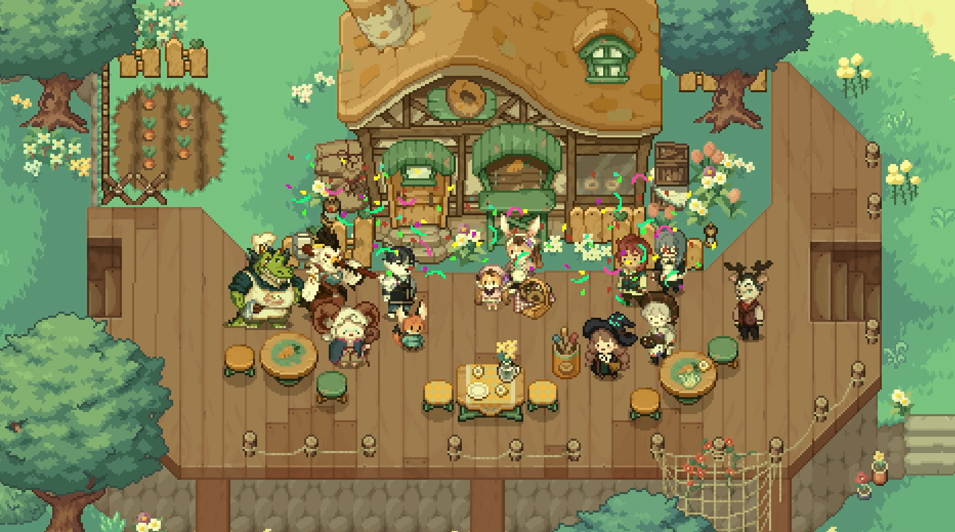 《林中小女巫》講述的是小女巫艾莉的故事。與小女巫一起，成為一名實習女巫，探索神秘森林，幫助各具魅力的村民，體會豐富多彩的女巫生活吧！（圖／取自Steam）