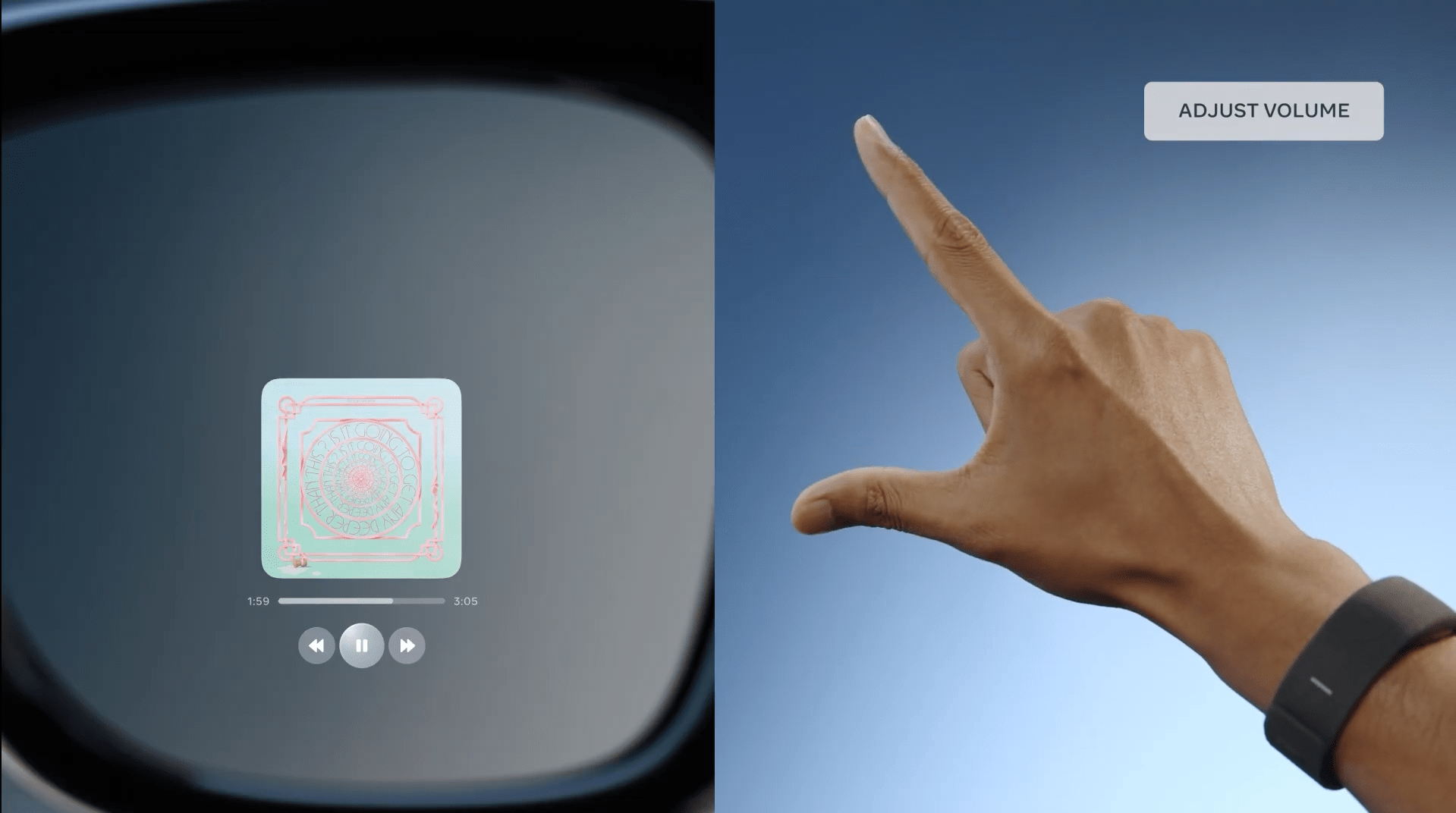 舉例來說，Meta 的 Ray-Ban Display 眼鏡採用了 EMG 技術，Meta 稱之為神經帶，這是一種戴在手腕上的設備，根據該公司的描述，它可以「解讀你的肌肉訊號來操控 Meta Ray-Ban Display 的功能」。（圖／擷取自Meta Store Support YT）