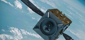 藝術家繪製的 Astroscale ISSA-J 地球軌道巡天任務示意圖。（圖／Astroscale）