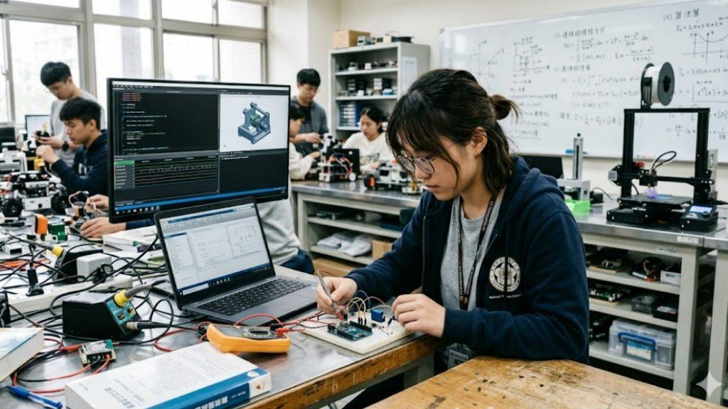 理工科系學生（圖／AI生成）