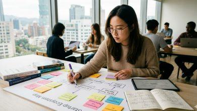 思考（圖／AI生成）