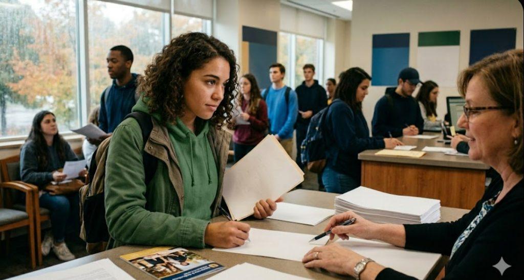 申請轉系的大學生（圖／AI生成）