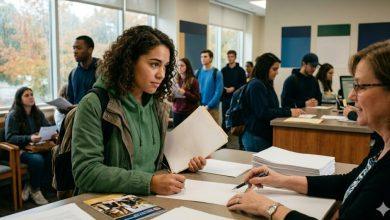 AI來了工作沒了?全美47%大學生認本科系「沒錢途」 每6人就有1人轉系 4 申請轉系的大學生(圖/AI生成)