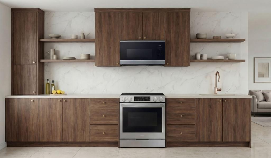 這些冰箱的設計旨在完美融入各種廚房佈局。它們還提供更大的存儲空間，嵌入式型號容量為 24 立方英尺，全深度型號容量為 29 立方英尺。（圖／取自sammobile）