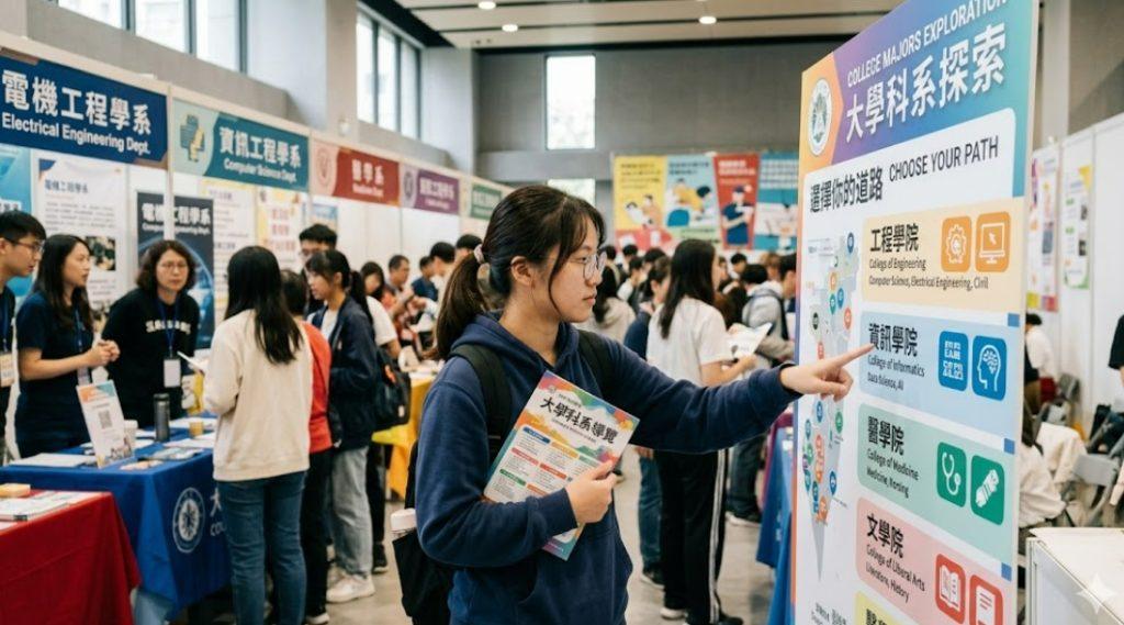 高中生選擇科系（圖／AI生成）