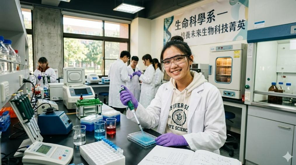 生物科技系（圖／AI生成）