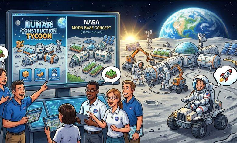 太空基地建造類遊戲近年也同步受到玩家關注，形成一種「概念上的平行發展」。（圖／AI生成）