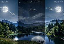 5月將出現「雙滿月」天文現象，同一曆月內將迎來兩次滿月。（圖／AI生成）