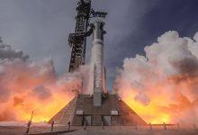 超重型火箭V3首次33具引擎靜態點火測試。（圖／SpaceX／X）