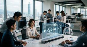 AI浪潮企業開始全面調整用人思維，不再只追求人力擴張。（圖／AI生成）