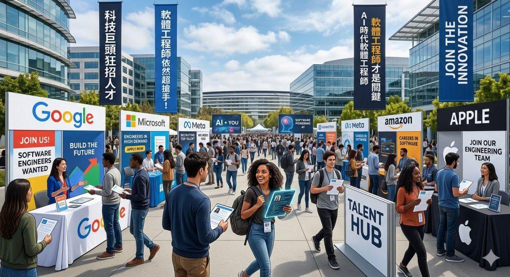 精選 9 AI改變了軟體工程的玩法,但人類工程師依然是科技業的中流砥柱。(圖/AI生成)