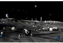 藝術家描繪的NASA月球基地第三階段概念圖。（圖／NASA）