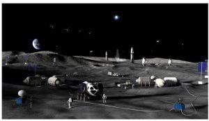 NASA阿提米絲計畫進入新階段 Artemis 3起邁向重返月球與長期駐留 1 藝術家描繪的NASA月球基地第三階段概念圖。(圖/NASA)