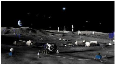 NASA阿提米絲計畫進入新階段 Artemis 3起邁向重返月球與長期駐留 5 藝術家描繪的NASA月球基地第三階段概念圖。(圖/NASA)