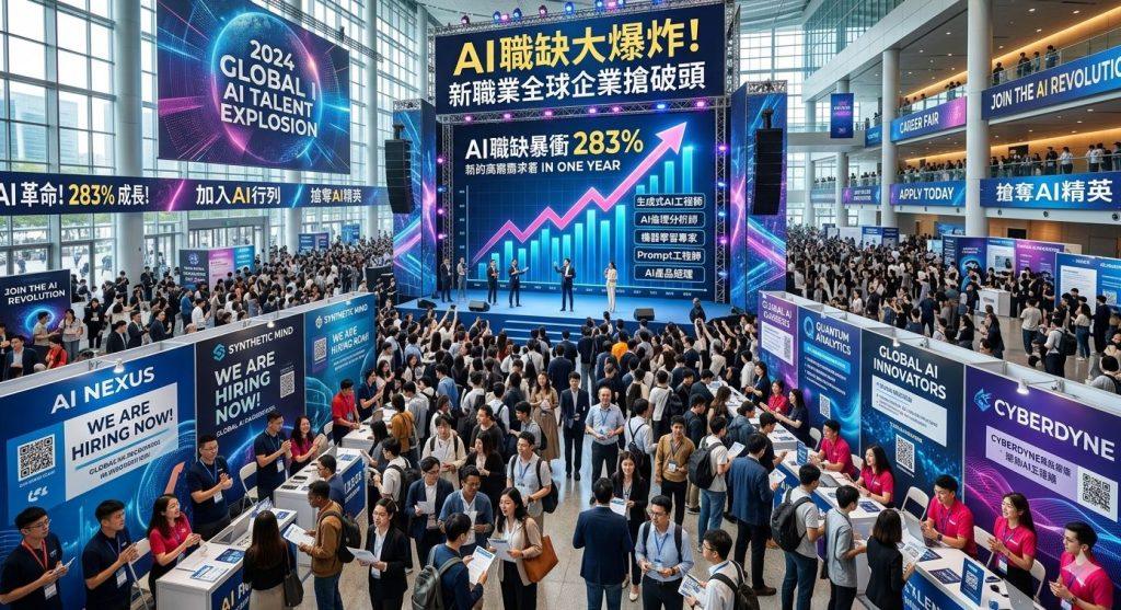 精選 2 「AI訓練師」成全球最缺人才,正改寫就業市場。(圖/AI生成)