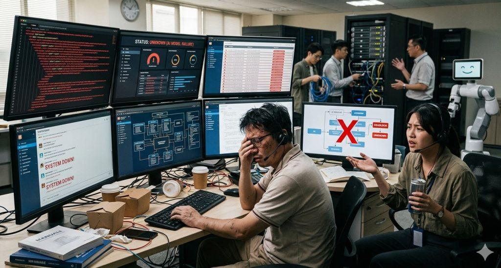 對IT從業者來說，AI不但沒有讓工作變簡單，反而讓整體壓力與責任感明顯上升。（圖／AI生成）