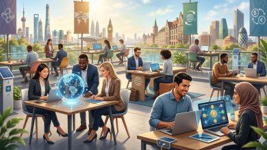 全球化人才流動成為新常態，傳統薪酬模式正在被顛覆。（圖／AI生成）