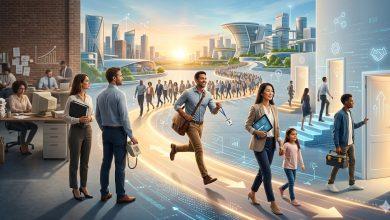 職涯轉換正成為越來越普遍的現象。（圖／AI生成）