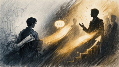 若無法將複雜的技術語言，轉化為決策者聽得懂的商業邏輯，即便產出再優秀，也難以在專案評估中獲得資源，甚至在升遷名單中被邊緣化。（圖／AI生成）