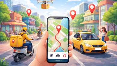 在智慧型手機與外送服務普及的今天，全球定位系統（GPS）已成為現代生活的基礎。（圖／AI生成）